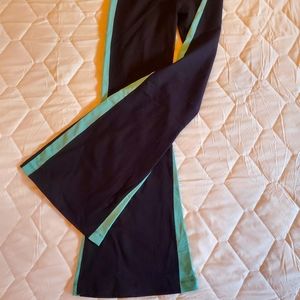 Bebe sport active were black and blue pants size S